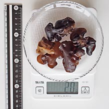 茹でたキクラゲ20g