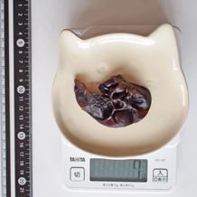 茹でたキクラゲ7g