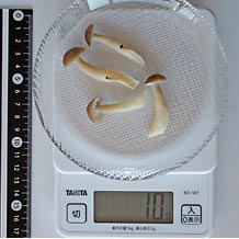 茹でたぶなしめじ10g