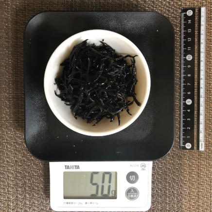 50g（小鉢１杯）のゆでひじき