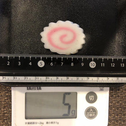 なるとの輪切り(斜め)1枚5g