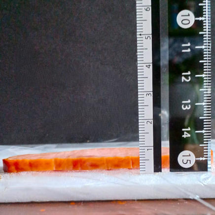 1枚10gの焼き豚(厚さ約5mm)