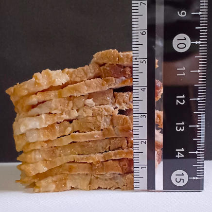 重ねた100gの焼き豚