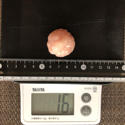 鶏だんご1個分の鶏ひき 16g