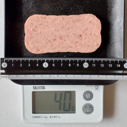 1枚40gのランチョンミート