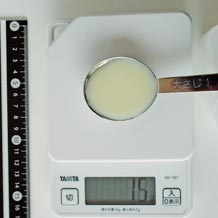 コンデンスミルク大匙1杯 15g