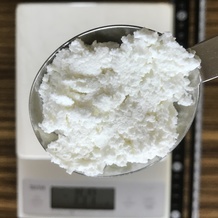 カッテージチーズ大さじ一杯