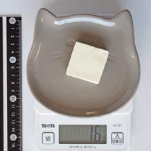 クリームチーズの個別包装1個分