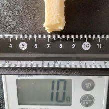 幅約4㎝厚さ約1cmのマーガリン 10g