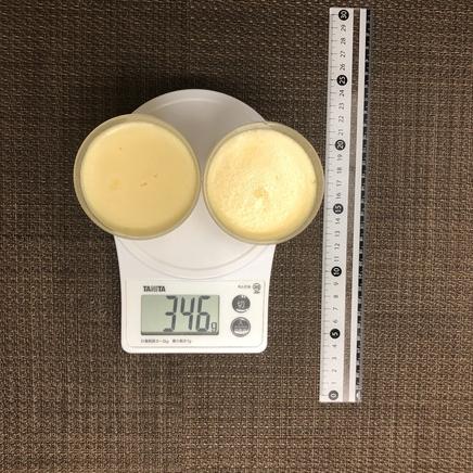 2カップ分のババロア