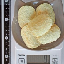 整形ポテトチップス5枚