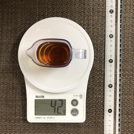 計量カップ45ml(ジガー)のブランデー