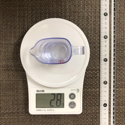 計量カップ30ml(シングル)のウォッカ