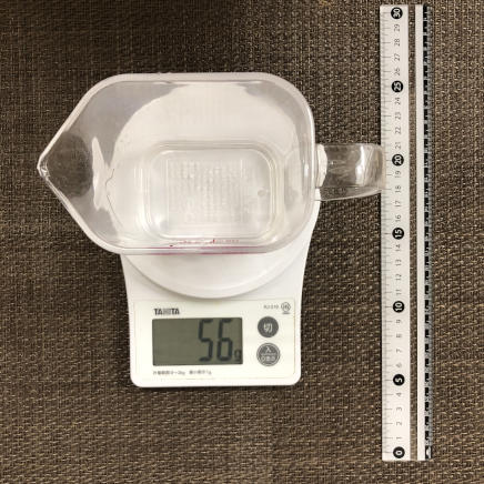 計量カップ60ml(ダブル)のウォッカ