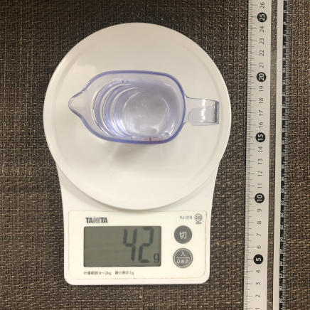 計量カップ45ml(ジガー)のジン