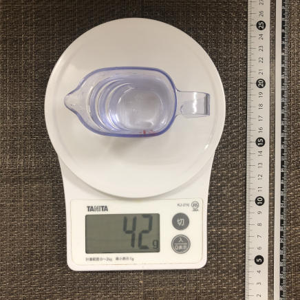 計量カップ45ml(ジガー)のラム酒