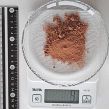 ティースプーン３杯のココア