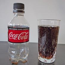 ゼロカロリーのコカコーラ