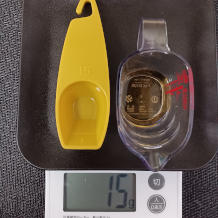 大さじ1杯分の米酢 15g