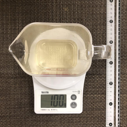 100ml分のしいたけだし