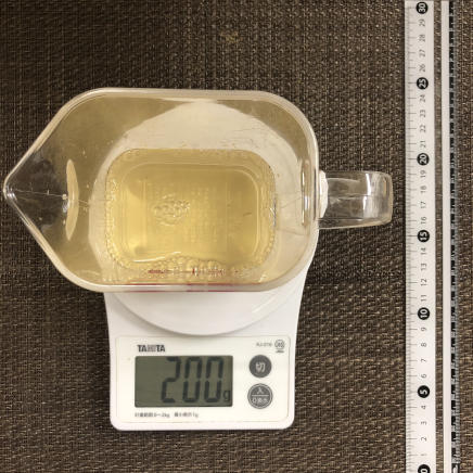 200ml分のしいたけだし