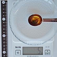 麺つゆストレート小匙1杯