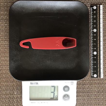 小さじ1/2杯分のめんつゆ 3g