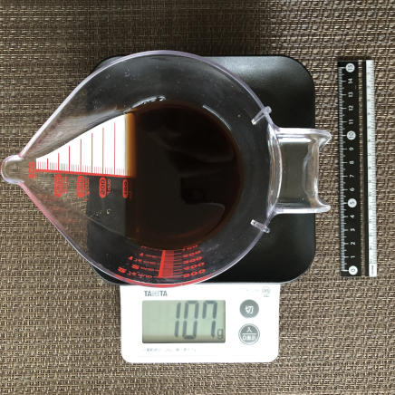 カップ1/2杯分のめんつゆ 107g