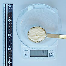 大匙1杯のマヨネーズ