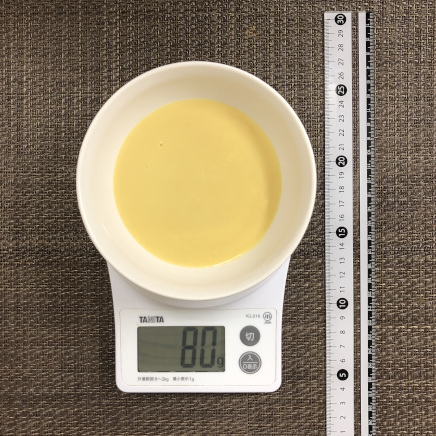 小皿80g分のレトルトコーンスープ