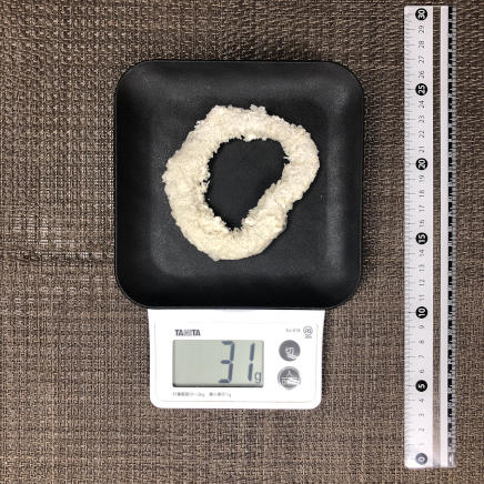 冷凍イカリング1個分