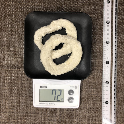 冷凍イカリング2個分