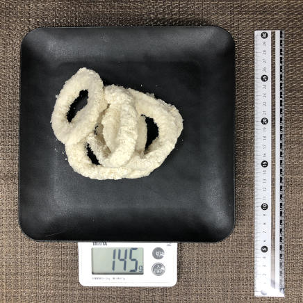 冷凍イカリング3個分