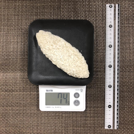 冷凍白身魚のフライ1枚