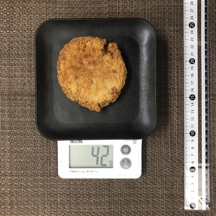 1個分のメンチカツ