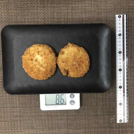 2個分のメンチカツ