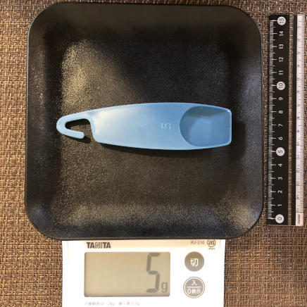小さじ1杯の水 5g