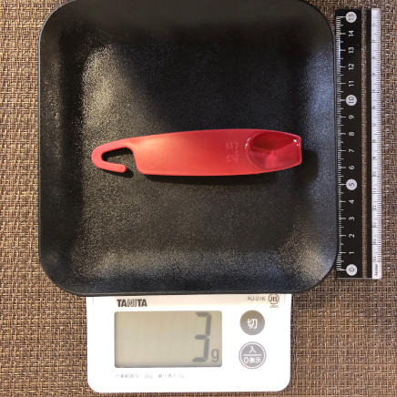 小さじ1/2杯の水 3g