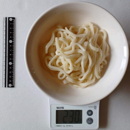 かけうどん1杯分のうどん