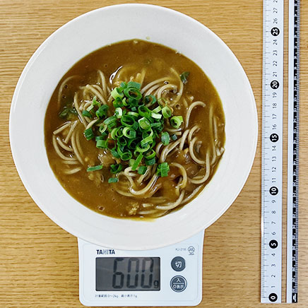 丼1杯分・1人前のカレーそば