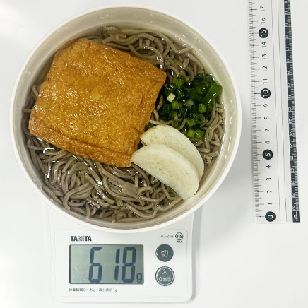 丼1杯・1人前のきつねそば