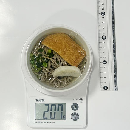 茶碗1杯分のきつねそば