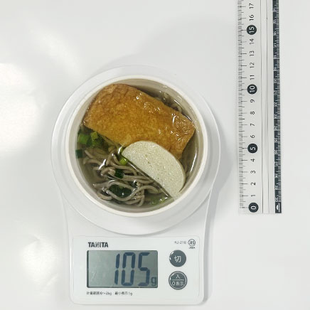 小鉢1杯分のきつねそば