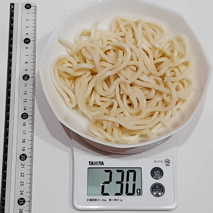 1人前ざるうどんのうどん