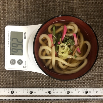 半人前の山菜うどん