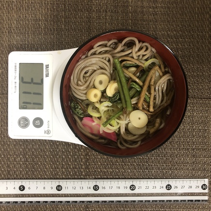 半人前の山菜そば