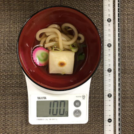 100g分の力うどん