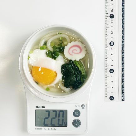 茶碗1杯分の月見うどん