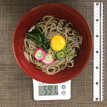 丼1杯・1人前の月見そば