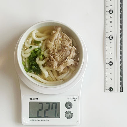 茶碗1杯分の肉うどん
